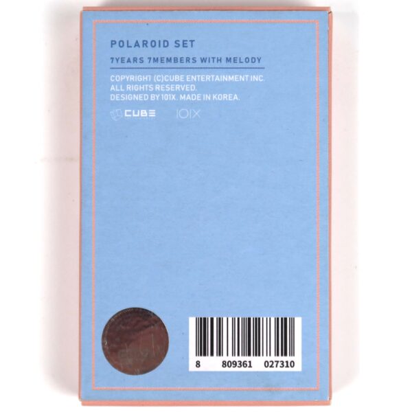 BTOB - 7 Years 7 Members With Melody Polaroid Set 7th Anniversary Goods