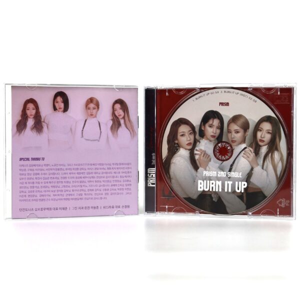 IMG_0766 Prism - Burn It Up Single Album CD Promo K-Pop 2019
