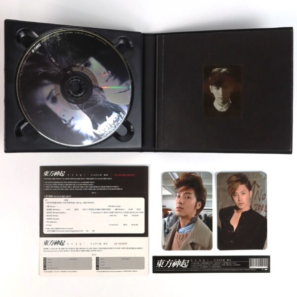 TVXQ - Catch Me [Black Ver.] Signed Autographed CD Album Promo 2012 K-Pop