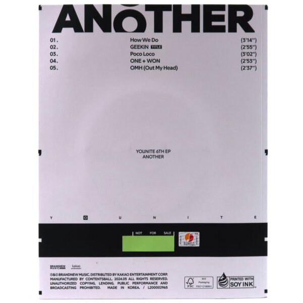 IMG_0832 Younite - Another Signed Autographed EP Album Promo CD 2024