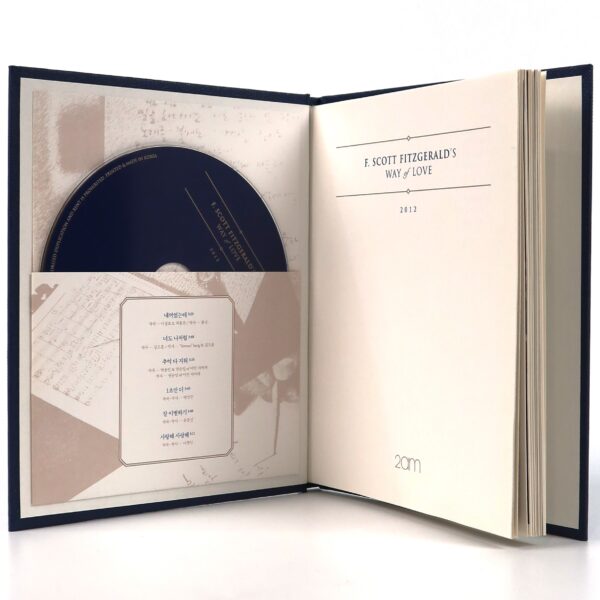 2AM - F. Scott Fitzgerald's Way of Love Signed Autographed CD Album 2012 K-Pop