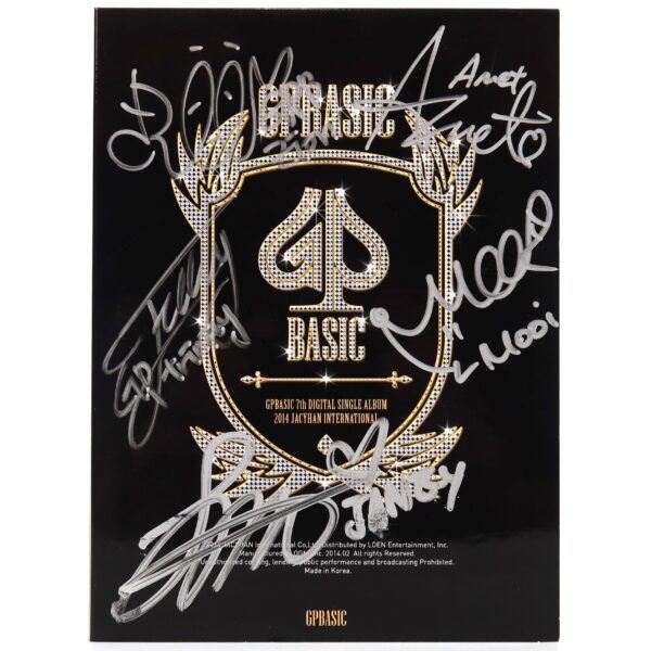 GP Basic - Pika-Burnjuck Signed Autographed CD Album 2014 K-Pop