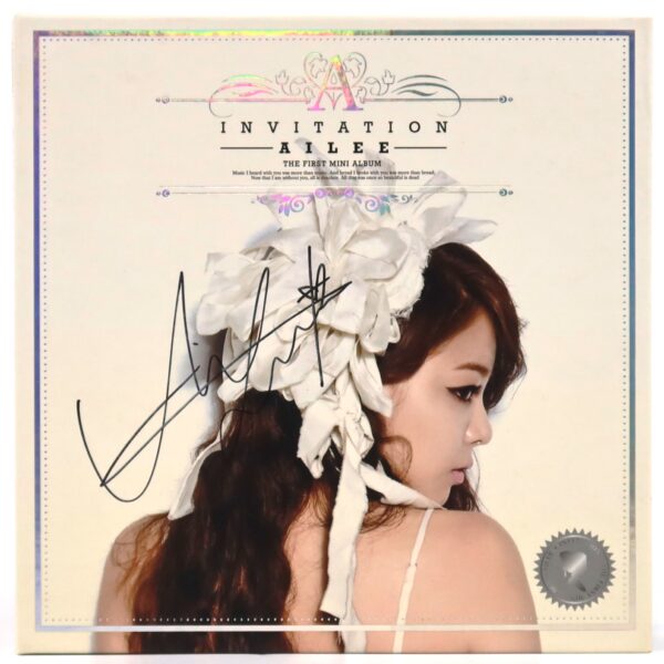 Ailee - Invitation Signed Autographed CD Album Promo 2012 K-Pop