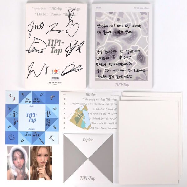 Kep1er - Tipi-Tap Signed + Message Promo CD Album K-Pop 2024 Kepler