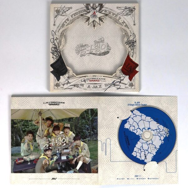 A-Jax - Snake Signed Autographed Single Album CD Promo K-Pop 2013