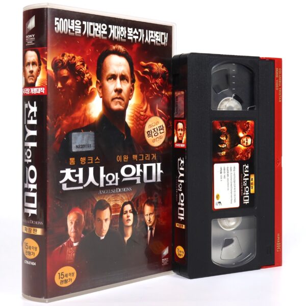 Angels & Demons (2009) Korean Late VHS Rental [NTSC] Korea Tom Hanks