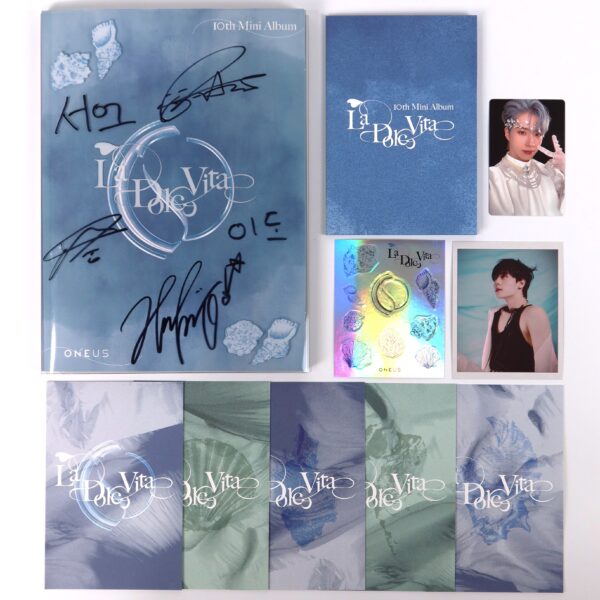 Oneus - La Dolce Vita Signed Autographed Promo CD Album K-Pop 2023