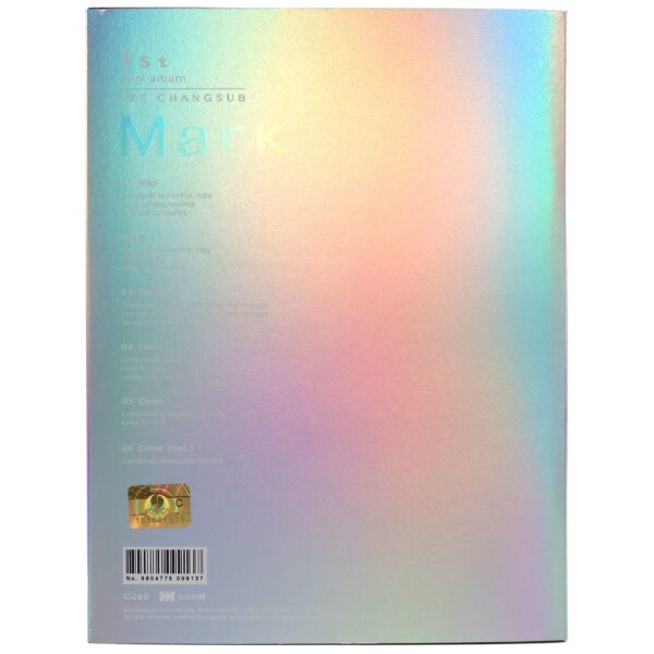 Lee Changsub - Mark Album CD + Photocard K-Pop 2018 BTOB