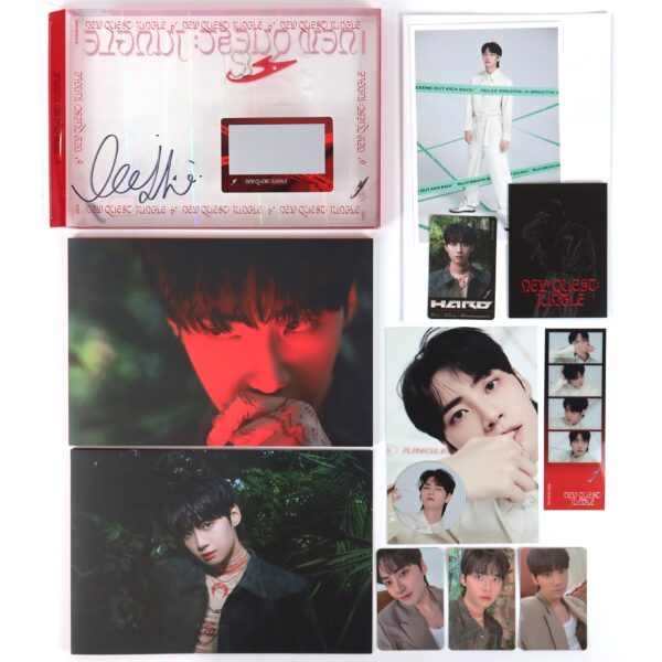 Lee Jin Hyuk - New Quest: Jungle [Hard Mode Ver.] Signed Album CD Promo Jinhyuk
