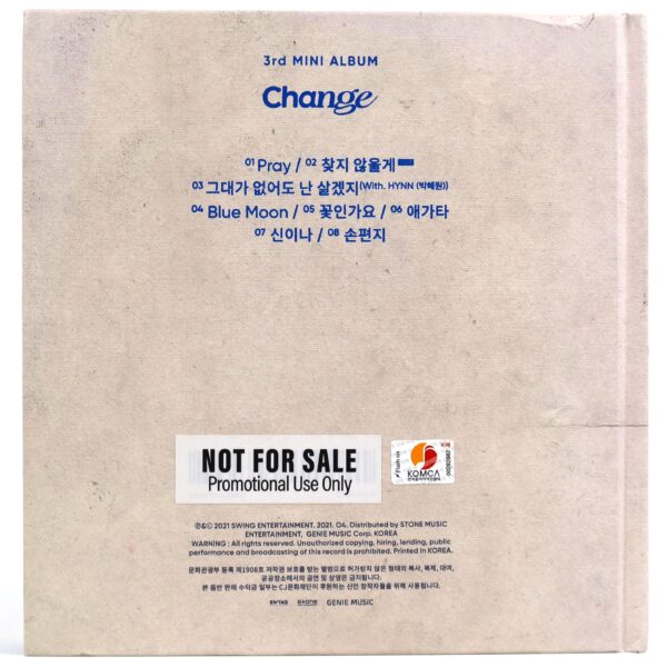 Kim Jae Hwan - Change [ed Ver.] Signed CD Album Promo 2023 Jaehwan Wanna One