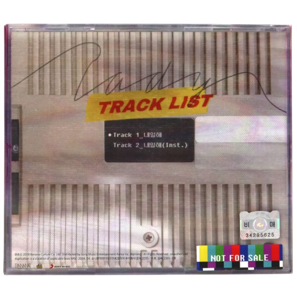 Exid - Lady Signed Autographed CD Single Album Promo 2014 K-Pop [read]