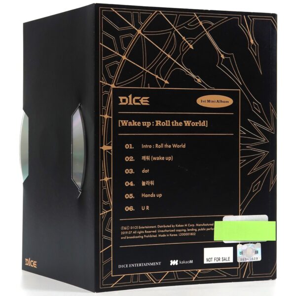 D1ce - Wake Up: Roll The World Signed Autographed Promo CD Album K-Pop 2019 Dice