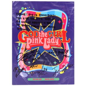 The Pink Lady - God Girl Signed Autographed Album Promo CD 2019 Girl Group K-Pop