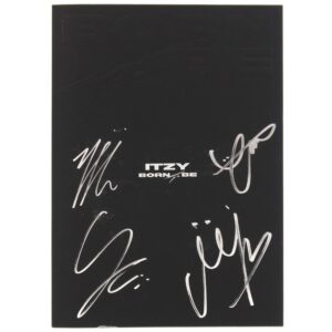 Itzy - Born To Be Signed Autographed CD Album Promo K-Pop Black 2024