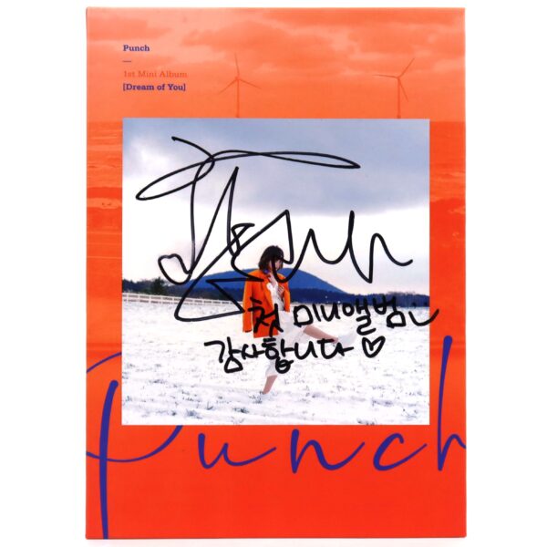 Punch - Dream of You Signed Autographed CD Mini Album Promo 2019 Bae Jin-yeong