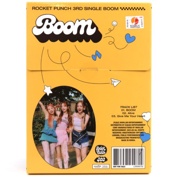 Rocket Punch - Boom [Like Ver.] Signed Autographed CD Single Album Promo 2023