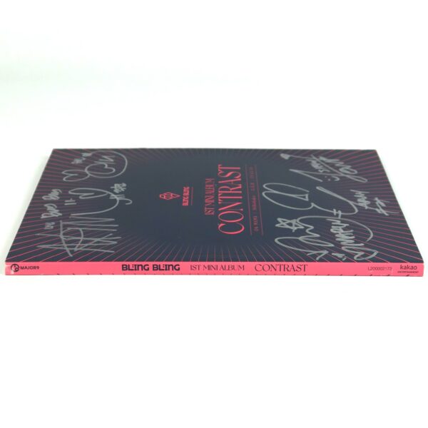 IMG_9606 Bling Bling - Contrast Signed Autographed CD Album Promo K-Pop 2021