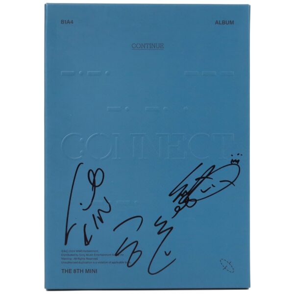 B1A4 - Connect [Continue Ver.] Signed Autographed CD Mini Album Promo 2024 K-Pop