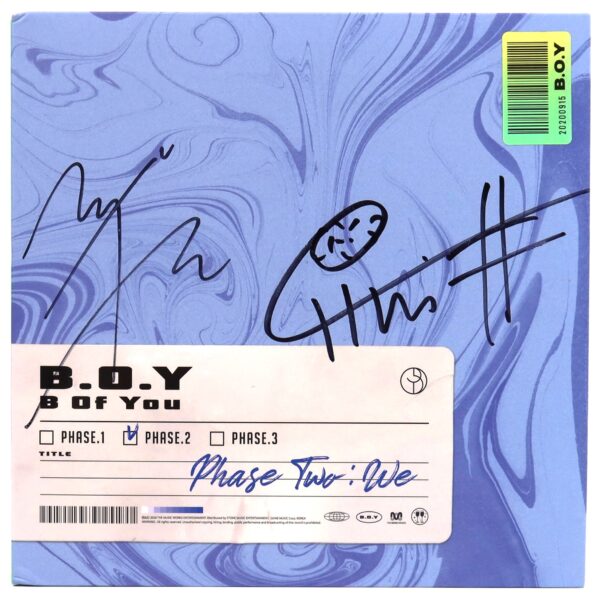 B.O.Y - Phase Two: We Signed Autographed CD Album Promo B Of You 2020 Myteen