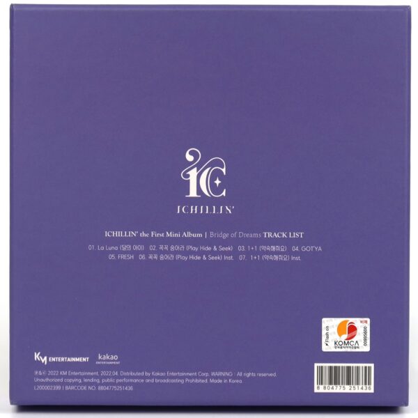 Ichillin' - Bridge of Dreams Signed Autographed CD Album Promo K-Pop 2022