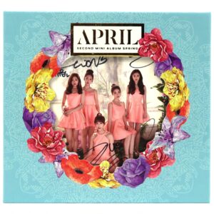 April - Spring Signed Autographed CD Mini Album Promo K-Pop 2016