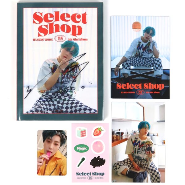 Ha Sung Woon - Select Shop Signed CD Album Promo K-Pop 2021 Wanna One Sungwoon