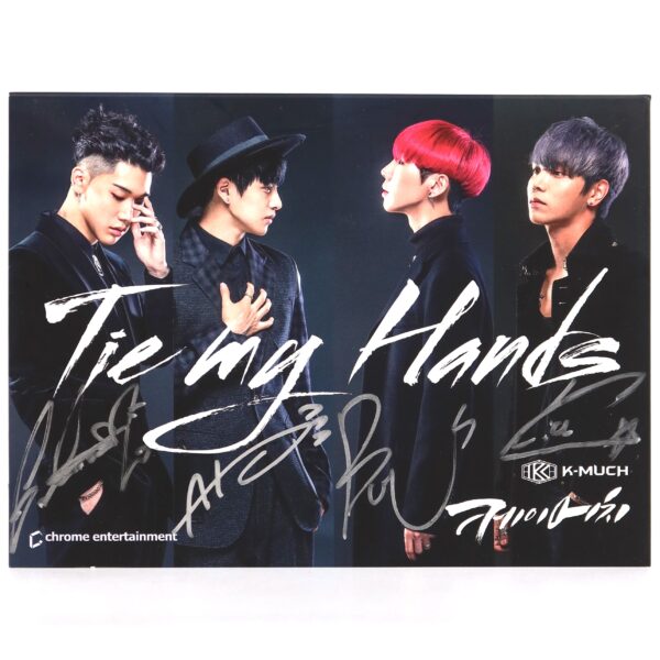 K-Much - Tie My Hands Signed CD Single Album Promo 2015 K-Pop