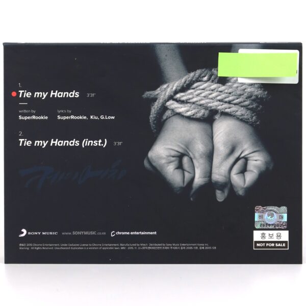K-Much - Tie My Hands Signed CD Single Album Promo 2015 K-Pop