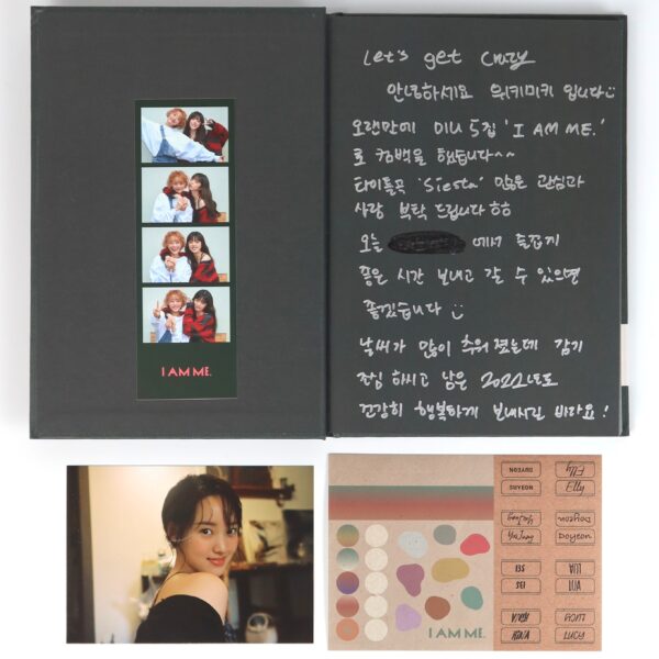 Weki Meki - I Am Me Signed Autographed + Message CD Album Promo K-Pop 2021