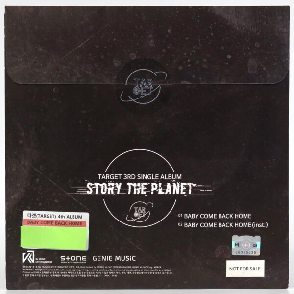 Target - Story, The Planet Signed Autographed CD Single Album Promo K-Pop 2019