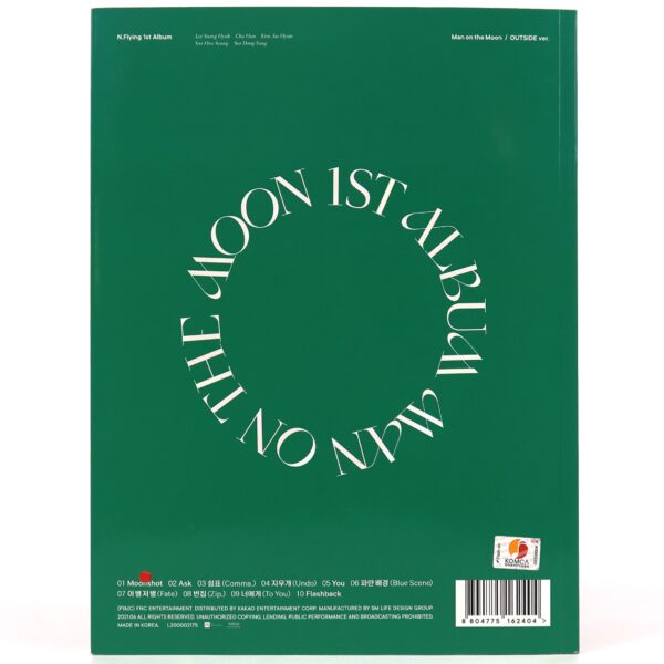 N.Flying - Man on the Moon Signed + Message CD Album Promo K-Pop 2021