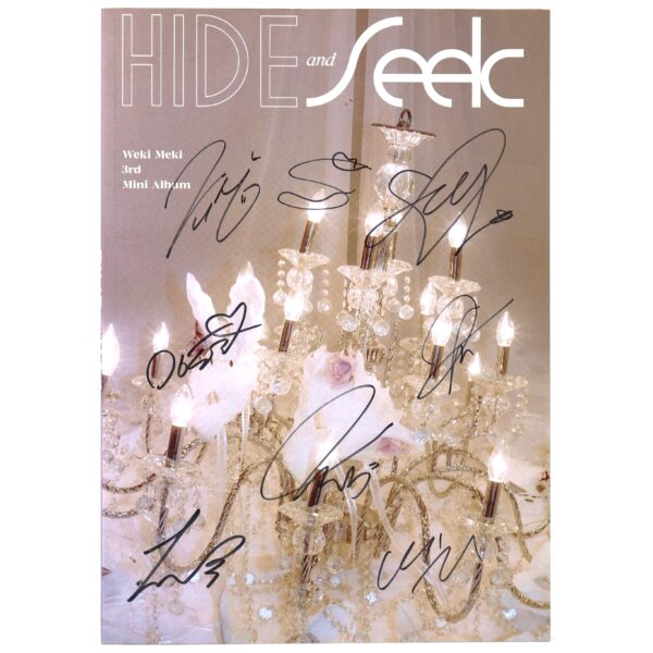 Weki Meki - Hide and Seek [Seek Ver.] Signed Autographed CD Album Promo 2020
