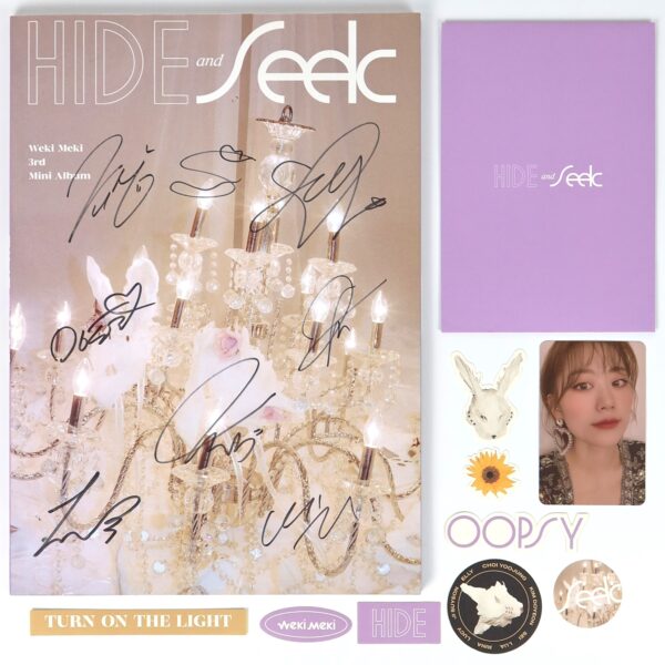 Weki Meki - Hide and Seek [Seek Ver.] Signed Autographed CD Album Promo 2020