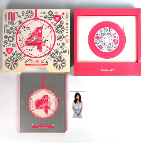 4Minute - Volume Up Signed Autographed Mini Album Promo CD 2013 2