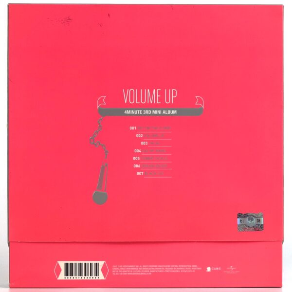 4Minute - Volume Up Signed Autographed Mini Album Promo CD 2013 2