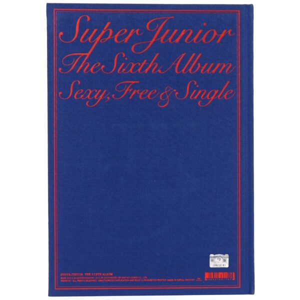 Super Junior - Sexy, Free & Single Pages Signed CD Album Promo K-Pop 2012
