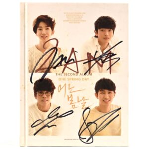 2AM - One Spring Day Signed Autographed Mini Album CD Promo K-Pop 2013