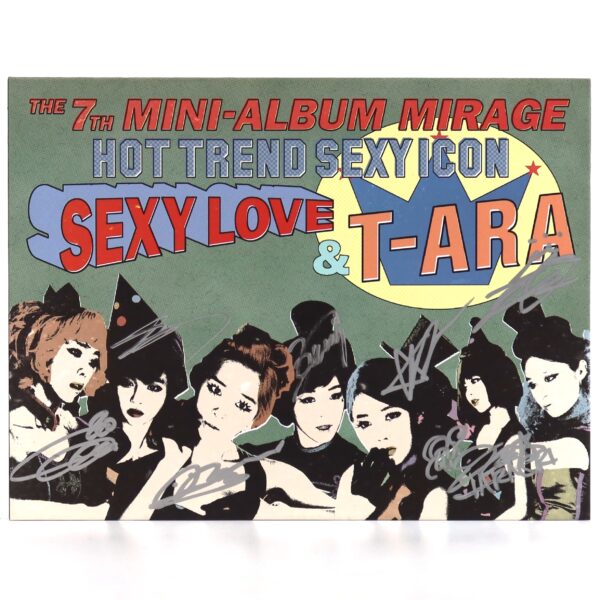T-ara - Mirage Signed Autographed Album CD Promo K-Pop 2012 Tara Sexy Love