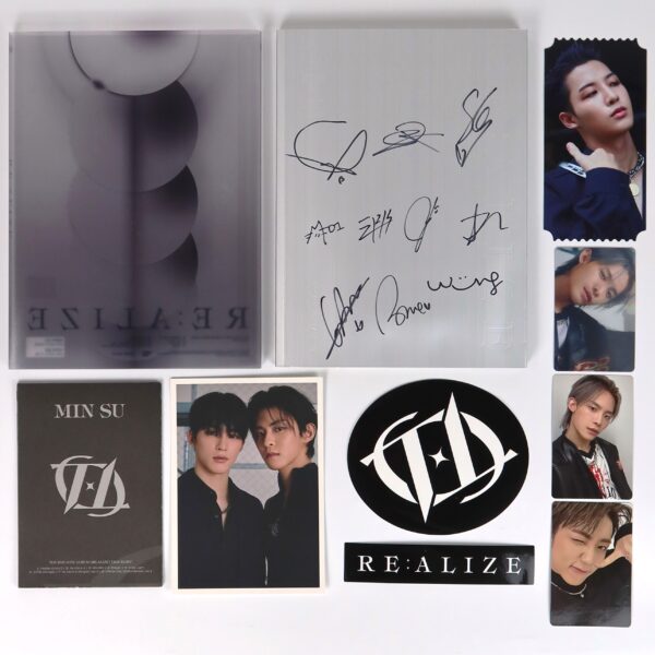 To1 - Re:alize Signed Autographed 2nd Mini Album CD Promo K-Pop 2021 Too