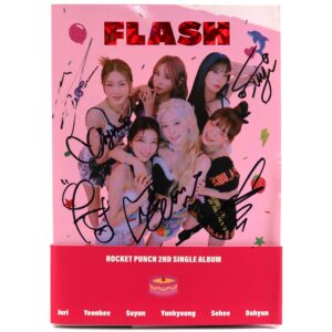 Rocket Punch - Flash Signed Autographed CD Album [No Disc] Promo K-Pop [read]