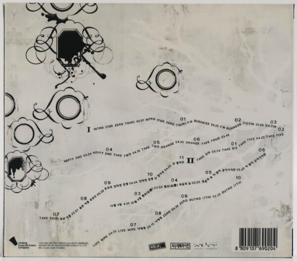 IMG_1777 Seo Taiji - Live Tour Zero 04 Album CD K-Rock Korea Metal 2004 Tai Ji