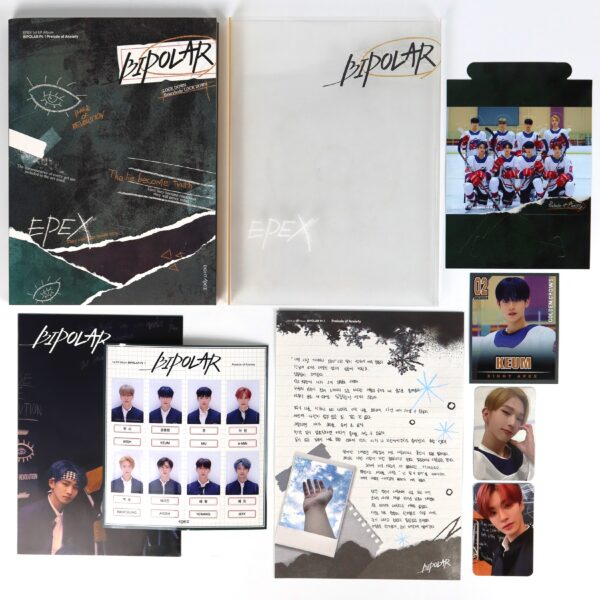Epex - Bipolar Pt.1 Prelude of Anxiety [Reality Ver.] Signed CD Album 2021