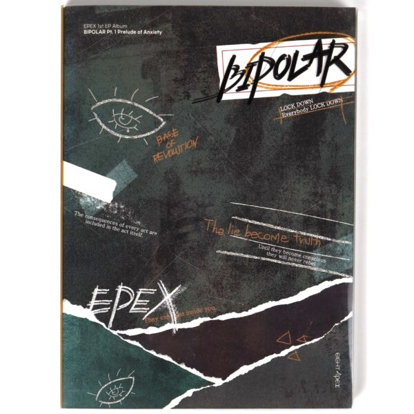 Epex - Bipolar Pt.1 Prelude of Anxiety [Reality Ver.] Signed CD Album 2021