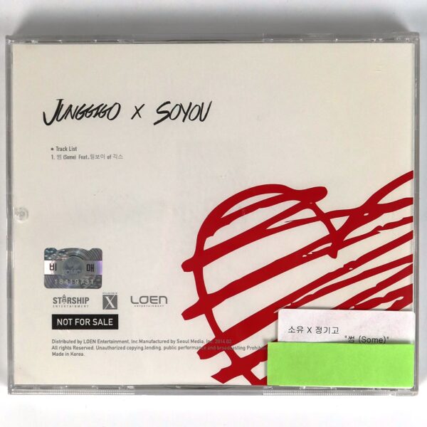 IMG_1887 Junggigo x Soyou - Some Signed Single Album CD Promo K-Pop 2014 Sistar