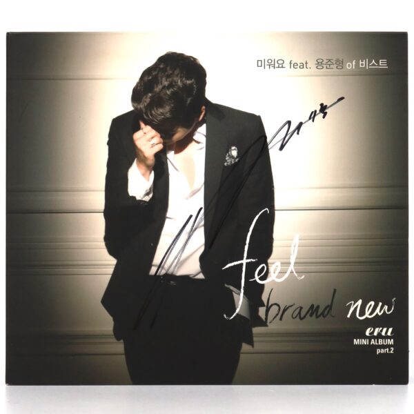 Eru - Feel Brand New Signed Autographed Single Album CD Promo K-Pop 2012