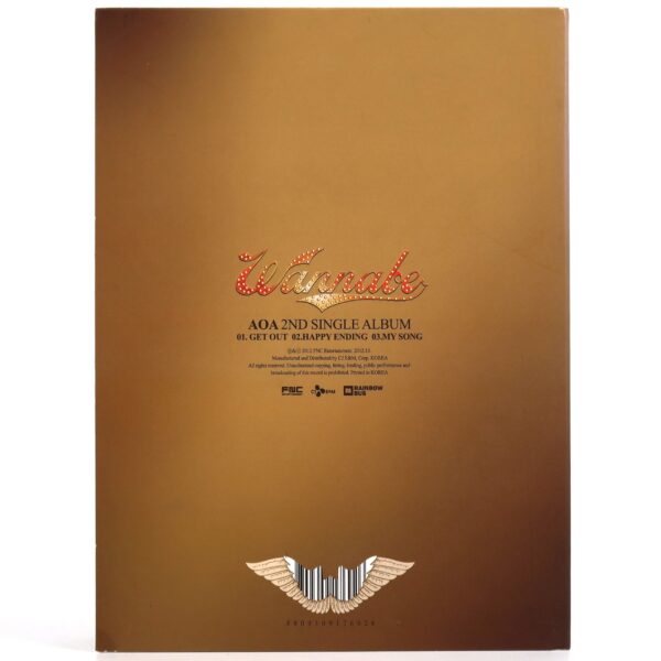 AOA - Wanna Be Signed Autographed CD Single Album K-Pop 2012 Wannabe