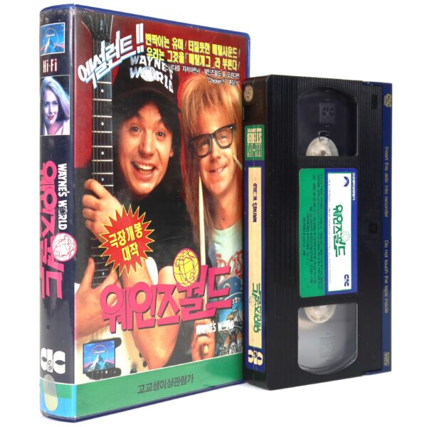 Wayne's World (1992) Korean VHS Rental [NTSC] Korea Mike Myers