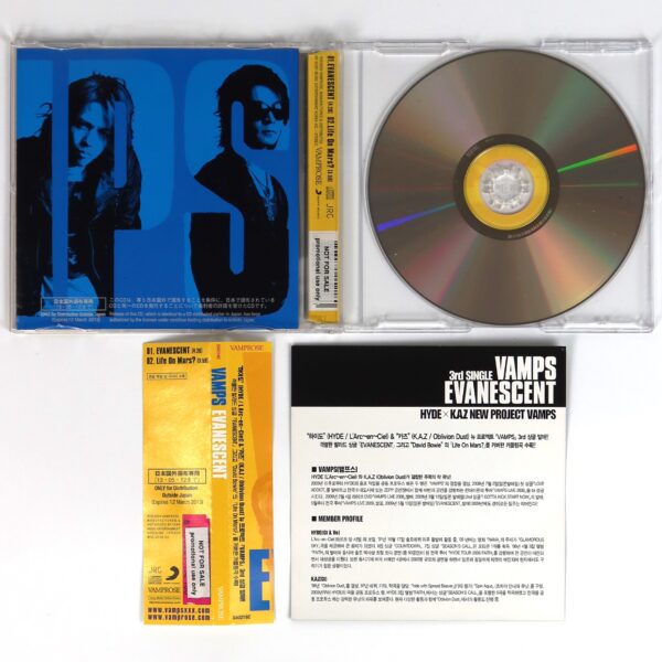 Vamps - Evanescent Korean CD Single Album Promo Korea OBI Japan