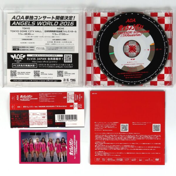 AOA - Ai Wo Chodai / Give Me Love [Type B] Japanese Single Album CD 2016 Japan