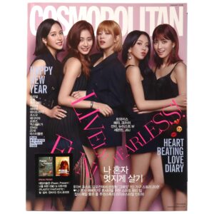 Twice in Cosmopolitan Magazine Korea January 2018